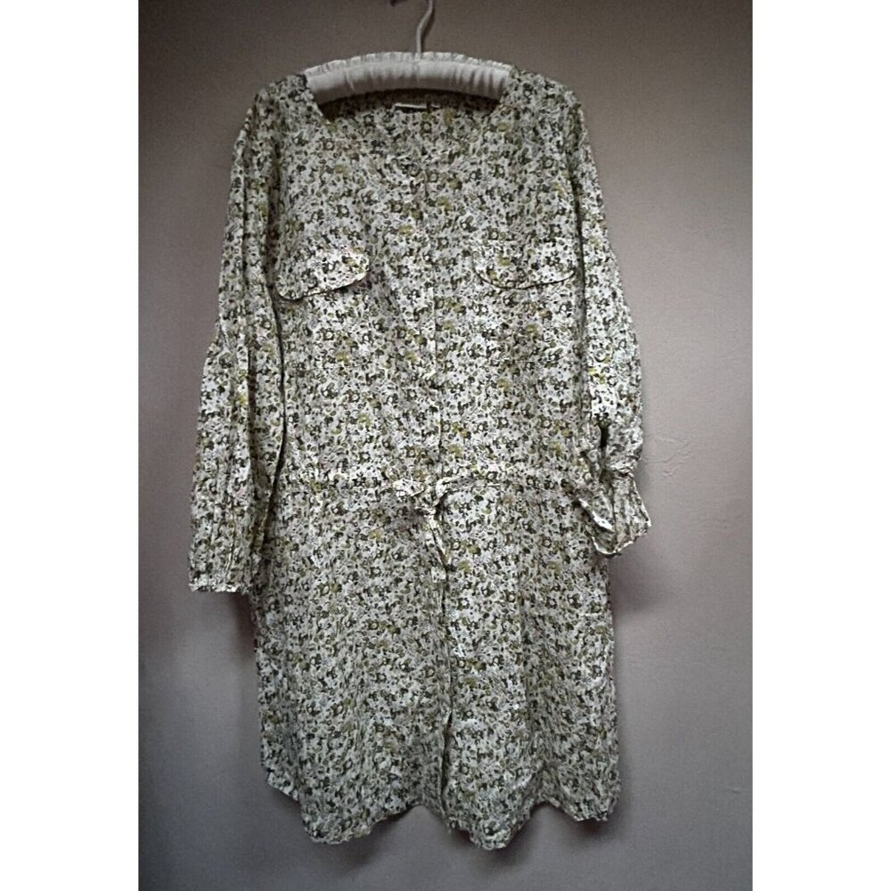 Live Life by Sanctuary Women's Mini Turner Dress Retro Boho Floral Size XL New